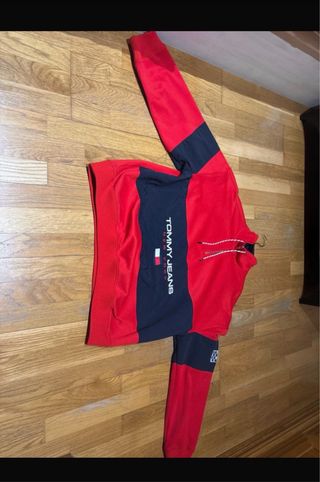 Sudadera Tommy Jeans Roja y Azul