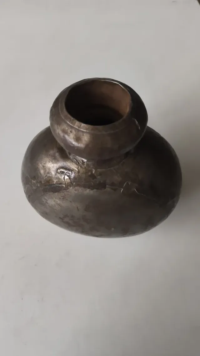 Vecchia borraccia indiana