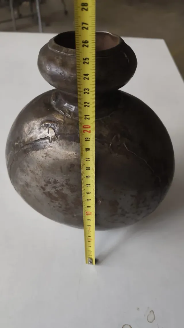 Vecchia borraccia indiana