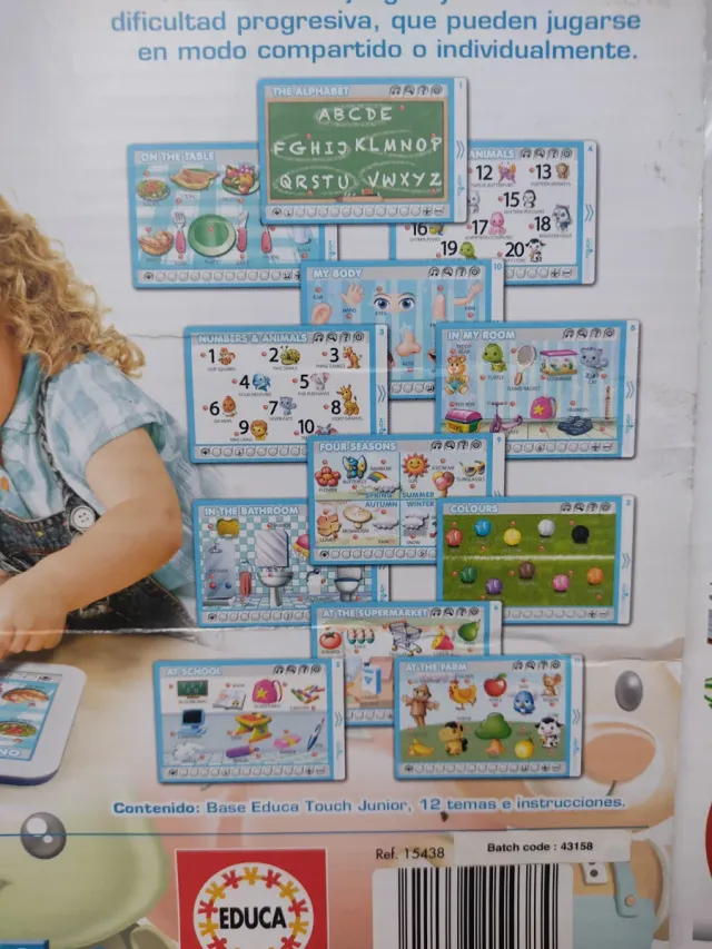 Tablet Educa Touch Inglés 4-8 años