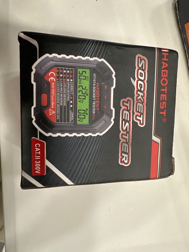 Comprobador Enchufes Habotest HT107 Pro