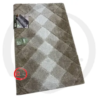 Tappeto  o tris bagno Fancy Rosa Diamante