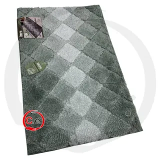 Tappeto  o tris bagno Fancy Rosa Diamante