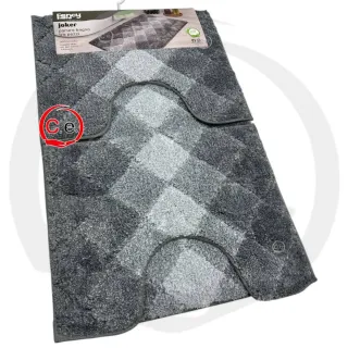 Tappeto  o tris bagno Fancy Rosa Diamante