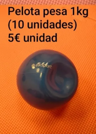 Pelota pesa 1kg (10 unidades) 5€ unidad