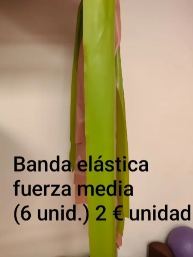 Bandas elásticas fuerza media (6 unid.)