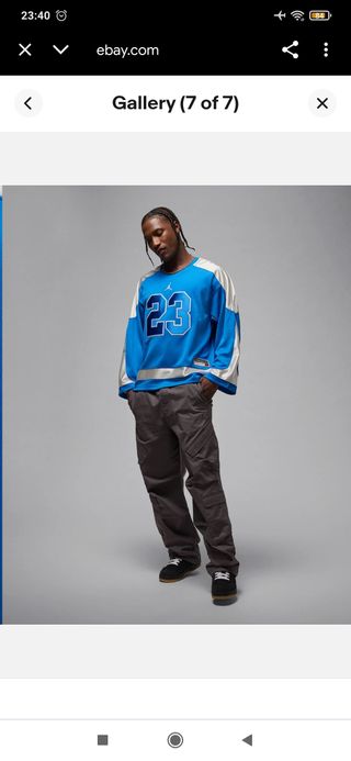 Camiseta Jordan Brooklyn Hockey Azul