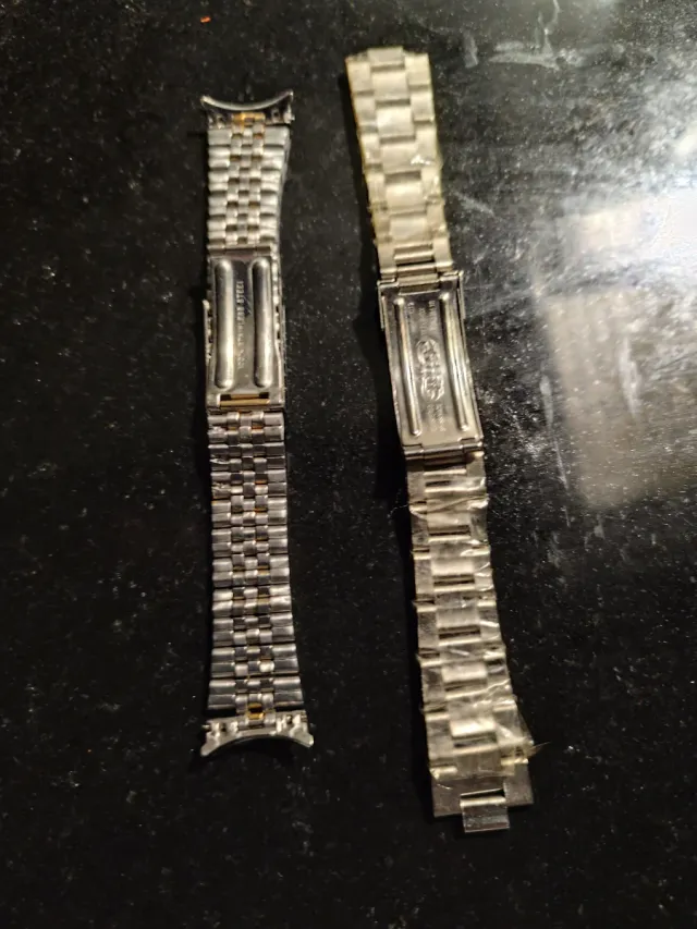 Correas de Reloj Metálicas Oro y Plata