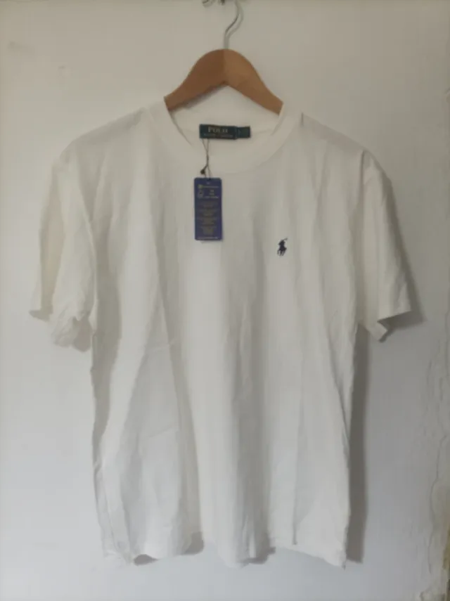 Camiseta Polo Ralph Lauren Blanca Talla M
