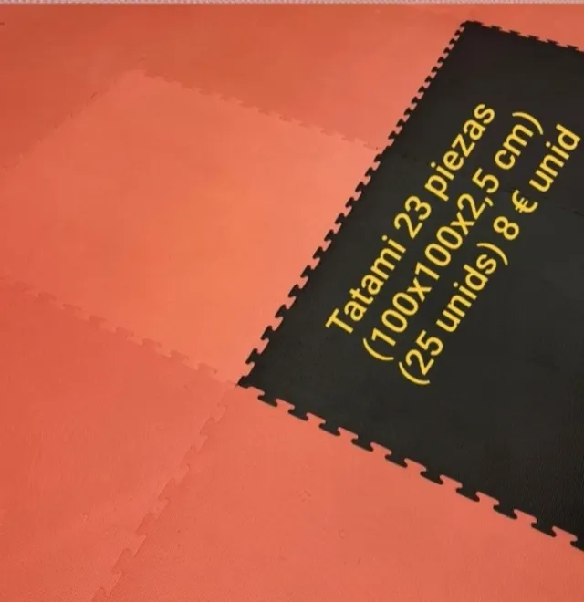 Tatami 23 piezas 100x100x2,5 cm