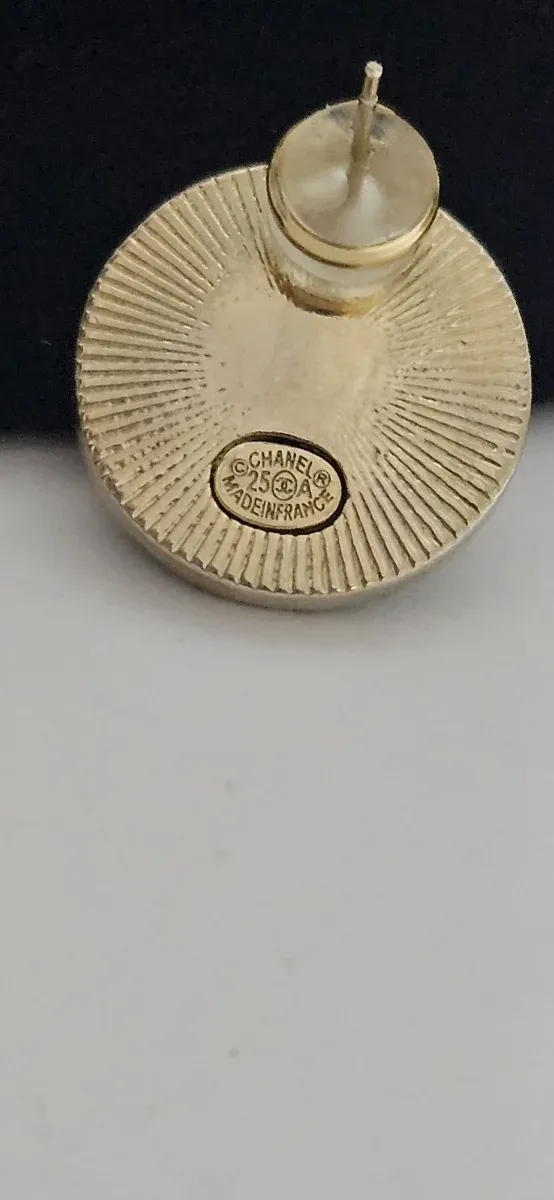 Pendientes Chanel Perla y Cristales