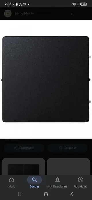 Tapas Enchufe y Teclas Interruptor Negras.