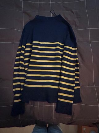 Jersey rayas azul y amarillo