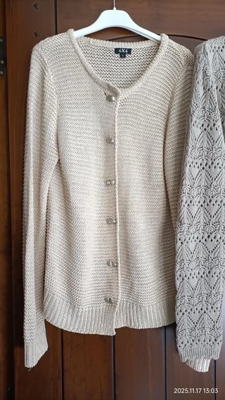 Lote 2 Chaquetas Beige/Gris 4.50