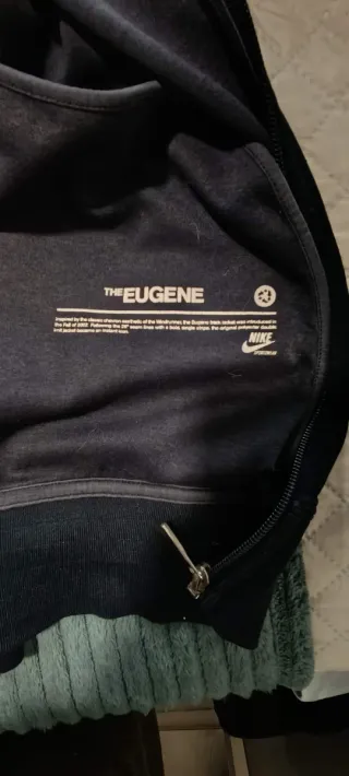 Chaqueta FC Barcelona Nike Azul y Dorado