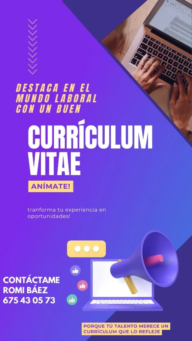 Te preparamos tu currículum!