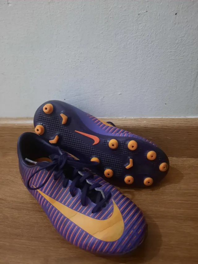 Botas de fútbol Nike Mercurial Morado Naranja