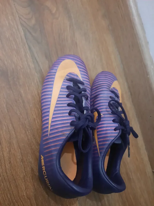 Botas de fútbol Nike Mercurial Morado Naranja