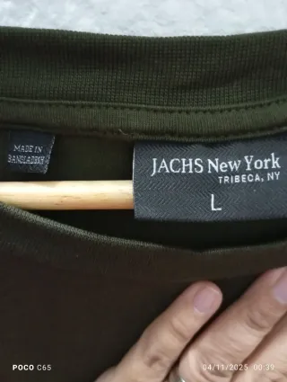 Camisa manga larga JACHS NY verde oliva