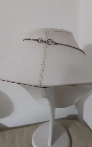 Collana ciondolo tondo blu Murano