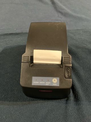 Impresora Térmica Inalámbrica Negra