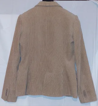 Chaqueta americana de pana señora, Zara Talla L