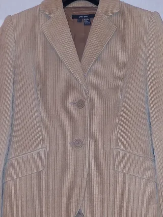 Chaqueta americana de pana señora, Zara Talla L