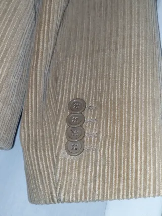 Chaqueta americana de pana señora, Zara Talla L