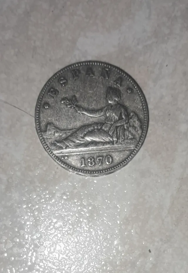 Moneda España 1870