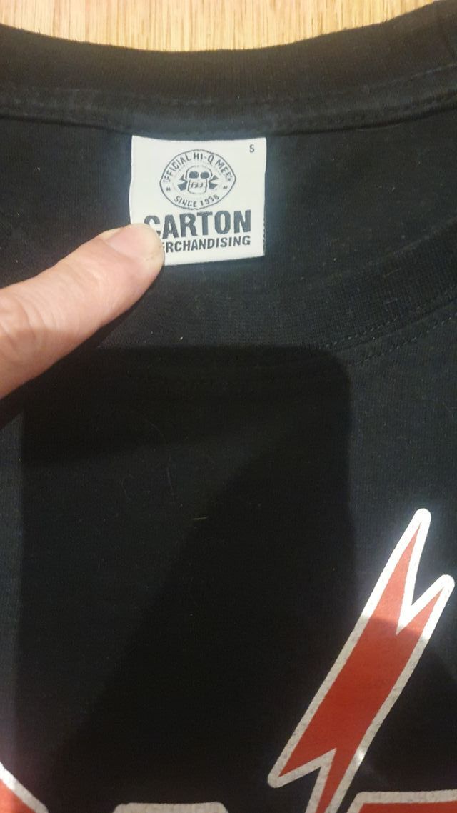 Camiseta Raven All For One Metallica Iron Maiden