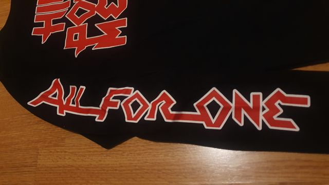 Camiseta Raven All For One Metallica Iron Maiden