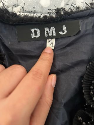 Chaquetilla DMJ negra para bodas