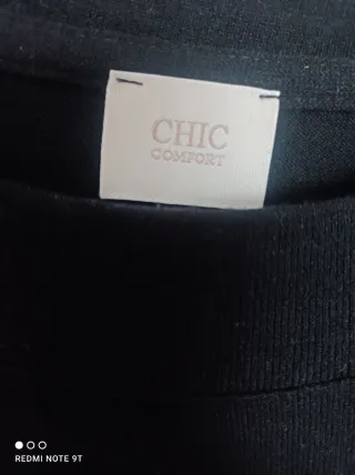 Jersey largo boutique rayas y botones