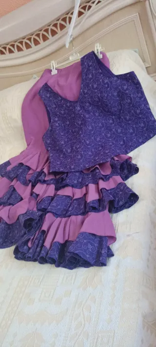 Traje Flamenco 2 Piezas Talla 54