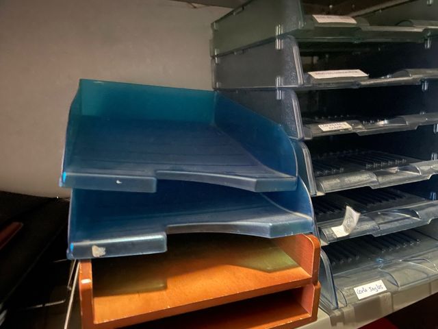 Bandejas de archivo apilables