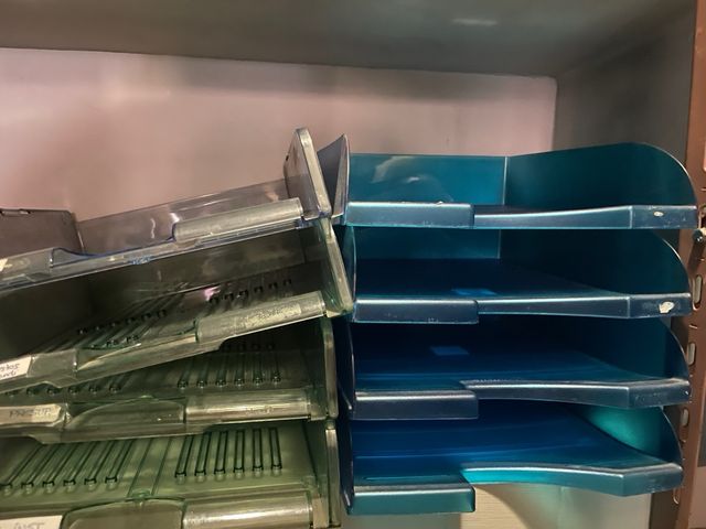 Bandejas de archivo apilables