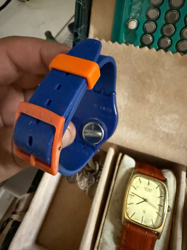 Swatch Orologio Collezione Blu Arancio