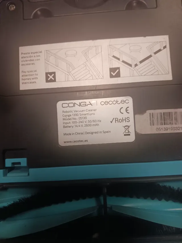 Robot Aspirador Conga 1390 Smart Gyro