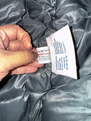 Chaqueta Moncler Azul con Capucha