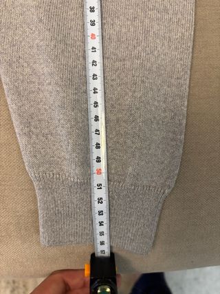 Jersey Lacoste Gris V-Neck vintage