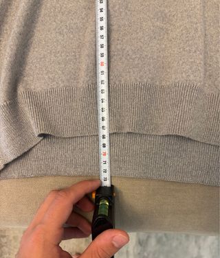 Jersey Lacoste Gris V-Neck vintage