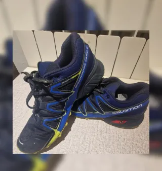 Zapatillas Salomon Speedc Azul/Amarillo Hombre