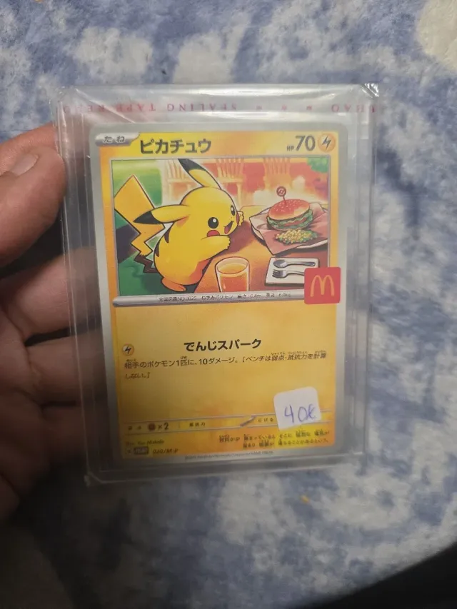 Carta Pokémon Pikachu McDonald's 020
