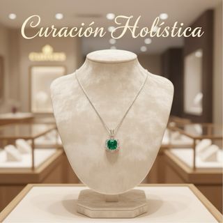 Colgante Exclusivo de Esmeralda Nano · Plata 925