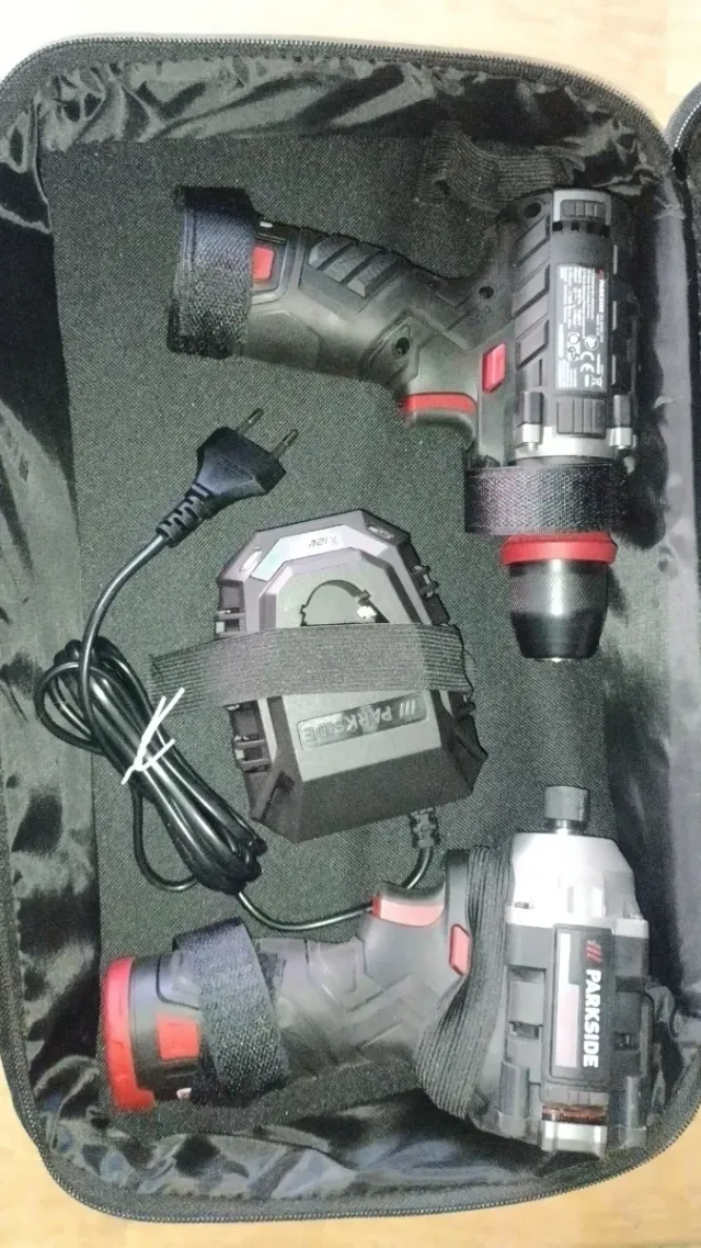 Taladro y pistola impacto Parkside