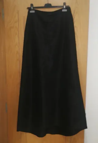 Falda larga negra Adolfo Domínguez