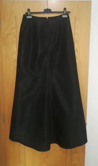 Falda larga negra Adolfo Domínguez