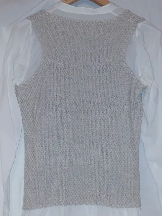 Camisa blanca/chaleco  Tintoretto Talla 40