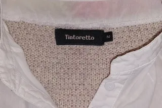 Camisa blanca/chaleco  Tintoretto Talla 40
