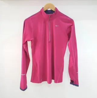 Sudadera Nike Running Talla S fucsia